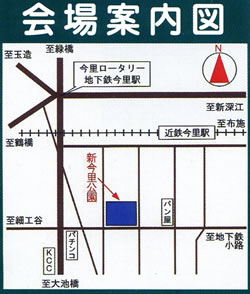 第19回統一マダン生野　地図