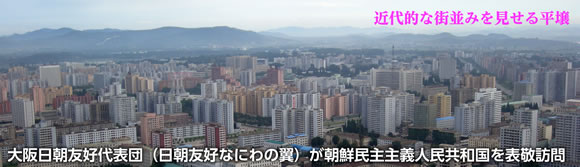大阪日朝友好代表団（日朝友好なにわの翼）