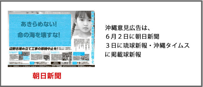沖縄意見広告運動 新聞に意見広告 沖縄意見広告運動 新聞に意見広告